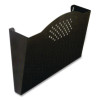 Steel Wall Pocket, Letter Size, 12" x 3" x 9", Black