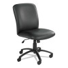 Uber Big/Tall Series High Back Chair, Vinyl, Supports Up To 500 Lb, 19.5" To 23.5" Seat Height, Black