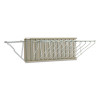 Sheet File Pivot Wall Rack, 12 Hanging Clamps, 24w X 14.75d X 9.75h, Sand