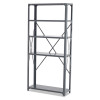 Commercial Steel Shelving Unit, Five-Shelf, 36w X 12d X 75h, Dark Gray