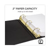 Classic Collection Ring Binder, 3 Rings, 2" Capacity, 11 X 8.5, Black
