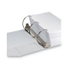 Nonstick D-Ring View Binder, 3 Rings, 6" Capacity, 11 X 8.5, White