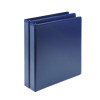 Earth's Choice Plant-Based Boho D-Ring View Binders, 1" Capacity, 11 x 8.5, Indigo, 2/Pack