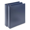 Earth's Choice Plant-Based Boho D-Ring View Binders, 1.5" Capacity, 11 x 8.5, Indigo, 2/Pack