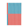 Verithin Dual-Ended Two-Color Pencils, 2 Mm, Blue/Red Lead, Blue/Red Barrel, Dozen