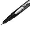 Water-Resistant Ink Porous Point Pen, Stick, Fine 0.4 Mm, Black Ink, Black Barrel, Dozen