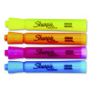 Tank Style Highlighters, Assorted Ink Colors, Chisel Tip, Assorted Barrel Colors, 5/Pack