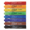 Scented Watercolor Marker, Broad Chisel Tip, Assorted Colors, 8/Set