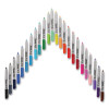 Ultra Fine Tip Permanent Marker, Ultra-Fine Needle Tip, Assorted Classic And Limited Edition Glam Pop Colors, 24/Pack