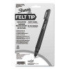 Water-Resistant Ink Porous Point Pen, Stick, Fine 0.4 Mm, Assorted Ink And Barrel Colors, 6/Pack