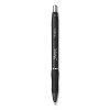 S-Gel High-Performance Gel Pen, Retractable, Bold 1 Mm, Black Ink, Black Barrel, Dozen