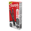 S-Gel High-Performance Gel Pen, Retractable, Bold 1 Mm, Black Ink, Black Barrel, Dozen