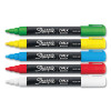 Wet-Erase Chalk Marker, Medium Bullet Tip, Assorted Colors, 5/Pack