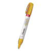 Permanent Paint Marker, Medium Bullet Tip, Yellow, Dozen