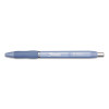 S-Gel Fashion Barrel Gel Pen, Retractable, Medium 0.7 Mm, Black Ink, Frost Blue Barrel, Dozen