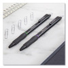 S-Gel High-Performance Gel Pen, Retractable, Medium 0.7 Mm, Purple Ink, Black Barrel, Dozen
