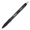 S-Gel High-Performance Gel Pen, Retractable, Medium 0.7 Mm, Purple Ink, Black Barrel, Dozen