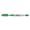 Brush Tip Permanent Marker, Twin Tip, Ultra-Fine Needle/Broad Brush Tips, Assorted Colors, 12/Pack