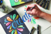 Creative Markers, Fine Brush Tip, Assorted Colors, 12/Pack