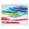 Liquid Pen Style Highlighters, Assorted Ink Colors, Chisel Tip, Assorted Barrel Colors, 10/Set