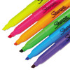 Pocket Style Highlighters, Assorted Ink Colors, Chisel Tip, Assorted Barrel Colors, Dozen