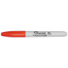 Fine Tip Permanent Marker, Fine Bullet Tip, Red, Dozen