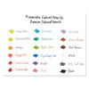 Premier Colored Pencil, 0.7 Mm, 2H (#4), Assorted Lead And Barrel Colors, 72/Pack