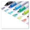 Fine Tip Permanent Marker, Fine Bullet Tip, Assorted Colors, 24/Set