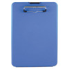 Slimmate Storage Clipboard, 0.5" Clip Capacity, Holds 8.5 x 11 Sheets, Blue