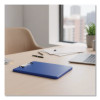 Slimmate Storage Clipboard, 0.5" Clip Capacity, Holds 8.5 x 11 Sheets, Blue