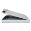 Redi-Rite Aluminum Storage Clipboard, 1" Clip Capacity, Holds 8.5 x 11 Sheets, Silver