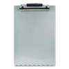 Redi-Rite Aluminum Storage Clipboard, 1" Clip Capacity, Holds 8.5 x 11 Sheets, Silver