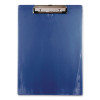 Recycled Plastic Clipboard, 0.5" Clip Capacity, Holds 8.5 x 11 Sheets, Cobalt