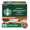 Breakfast Blend Coffee K-Cups, 96/Carton