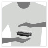Creative Carryouts Boxline Black Base/Clear Lid Hinged Containers, 3.9 x 6 x 1.8, Plastic, 500/Carton
