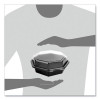 Octaview Hinged-Lid Cold Food Containers, 28 Oz, 7.94 x 7.5 x 3.2, Black/Clear, Plastic, 100/Carton