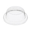 Flat-Top Dome Pet Plastic Lids, For 12 Oz Containers, 4.34" Diameter x 1.5" h, Clear, 1,000/Carton
