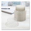 Flat-Top Dome Pet Plastic Lids, For 6 Oz To 10 Oz Containers, 3.96" Diameter x 1.25" h, Clear, 1,000/Carton