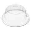 Flat-Top Dome Pet Plastic Lids, For 6 Oz To 10 Oz Containers, 3.96" Diameter x 1.25" h, Clear, 1,000/Carton
