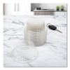 Flat-Top Dome Pet Plastic Lids, For 6 Oz To 10 Oz Containers, 3.96" Diameter x 1.25" h, Clear, 1,000/Carton