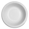 Bare Eco-Forward Clay-Coated Paper Dinnerware, Proplanet Seal, Bowl, 12 Oz, White, 125/Bag, 8 Bags/Carton