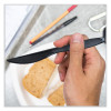 Impress Heavyweight Full-Length Polystyrene Cutlery, Knife, Plastic, Black, 1,000/Carton
