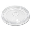 Flexstyle Dsp Food Containers Lids, For 16 Oz Paper Containers, 3.96" Diameter x 0.4" h, Clear, Plastic, 500/Carton