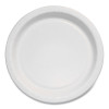 Bare Eco-Forward Clay-Coated Paper Plate, Proplanet Seal, Mediumweight, 6" Dia, White/Brown/Green, 1,000/Carton