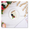 Bare Eco-Forward Clay-Coated Paper Plate, Proplanet Seal, Mediumweight, 6" Dia, White/Brown/Green, 1,000/Carton