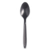 Reliance Mediumweight Cutlery, Spoon, Plastic, Black, 1,000/Carton