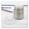 Soloserve Pet Sundae Cup Lids, Fits 5.5 Oz To 12 Oz Sundae Cups, Plastic, Clear, 1,000/Carton