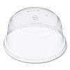 Soloserve Pet Sundae Cup Lids, Fits 5.5 Oz To 12 Oz Sundae Cups, Plastic, Clear, 1,000/Carton
