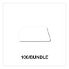 Bakery Bright White Cake Pad, Single Wall Pad, 1/4 Sheet, 10 x 14, Bright White, Paper, 100/Bundle