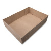 Kraft Donut Trays, 13.5 x 9.88 x 3.38, Brown, Paper, 150/Carton